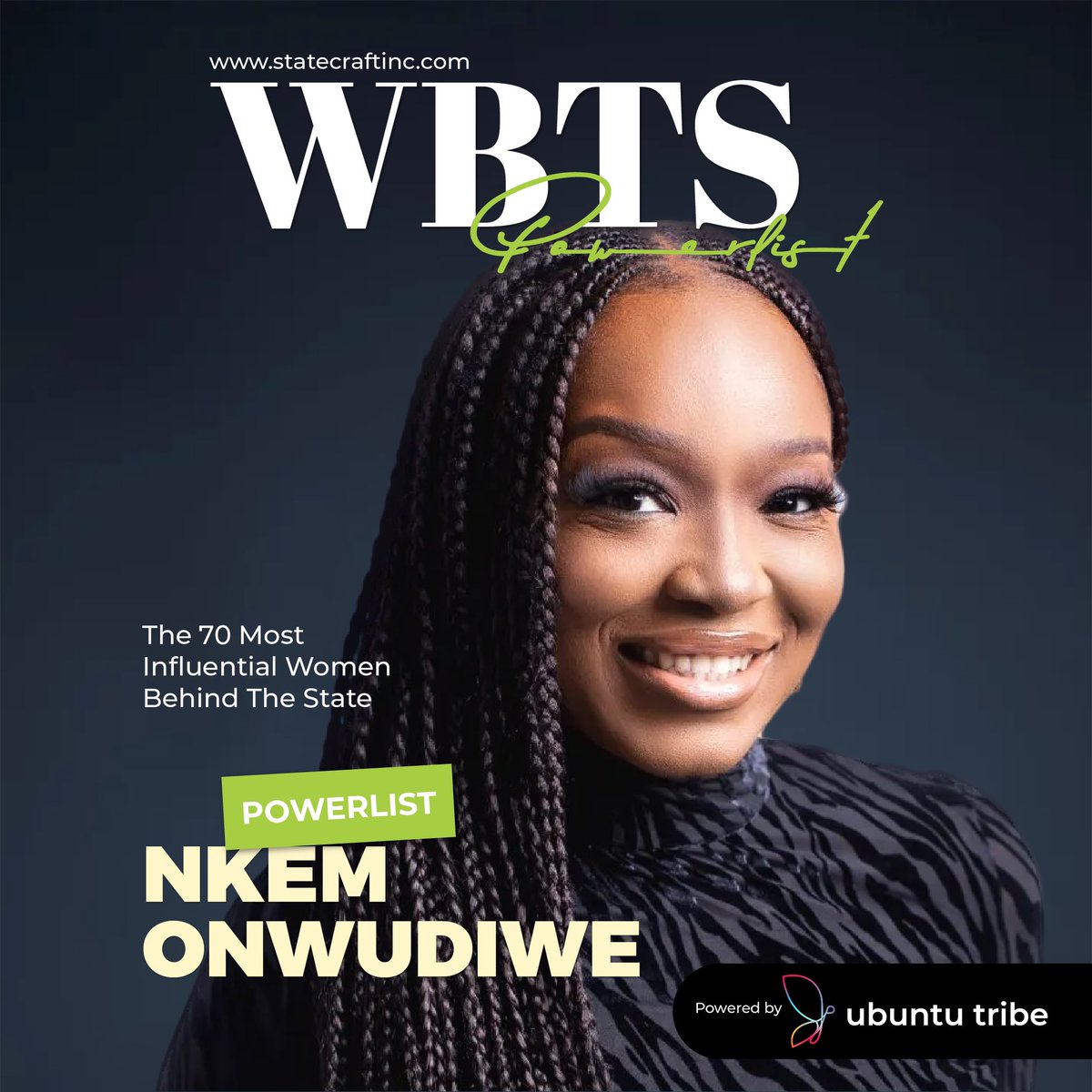 Join us in celebrating these remarkable contributions of these women behind the economy
<a href="/MoAbudu/">Mo Abudu</a>
Halima Dangote
<a href="/ndidiNwuneli/">Ndidi Okonkwo Nwuneli</a>
<a href="/NkemOnwudiwe/">Nkem Onwudiwe ♓</a>

We salute these women behind the state.

#WBTS70 #ubuntutribe