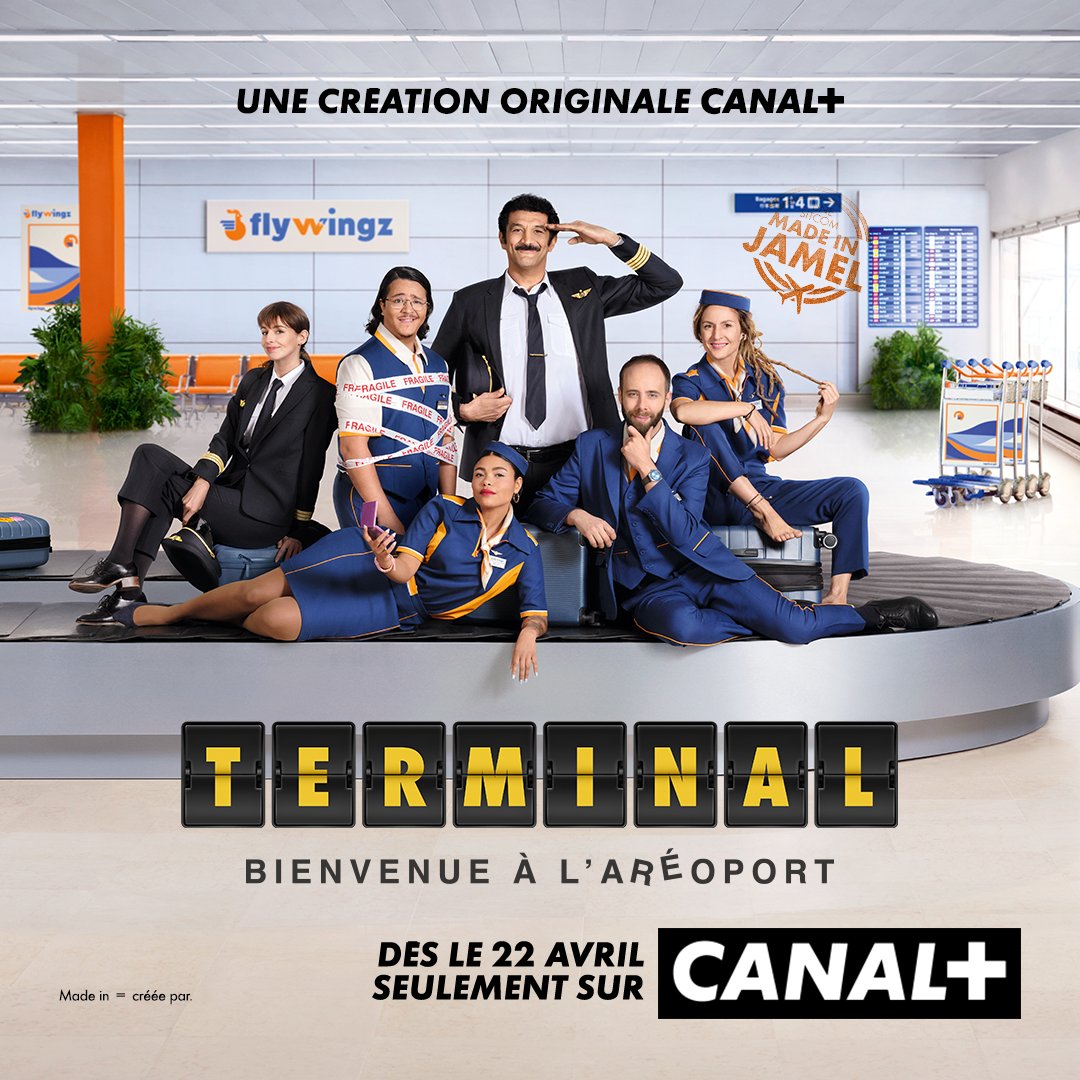 Préparez-vous à embarquer avec la compagnie Flywingz ✈️ Terminal, une sitcom made in Jamel - Décollage lundi 22 avril, seulement sur CANAL+