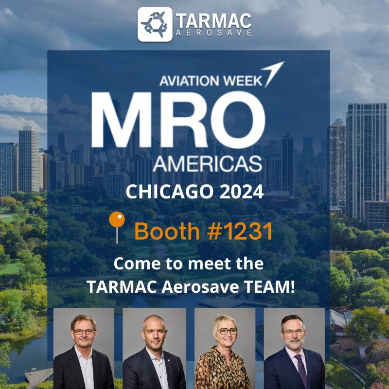 [AGENDA]🤝🏼D-7 countdown!

See you next week at #MROAMERICAS!

Find out more about our #storage, #maintenance and #recycling capabilities for aircraft and engines 

Meet the #TARMACTeam on stand #1231

📅 April 9-11,2024
📍 Chicago, IL, USA

#TransitionExpert #MROAM
