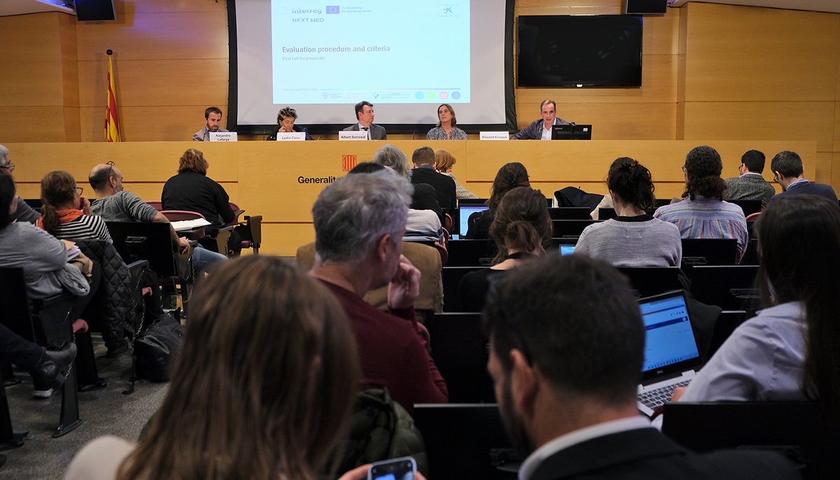 Today, we are hosting a technical session about the call for proposals for the @InterregEuroMED cooperation programme. Organised by @gencat @exteriorscat, this session includes representatives from the Programme's Branch Office for the Western Mediterranean.