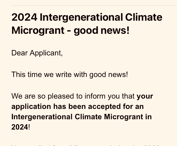 We are excited to have one of us @somto_ugwu as a grantee in this 2024 Intergenerational Climate Microgrant. We look forward to implementing this project, which seeks to reduce the rate of plastic pollution here in Enugu State. @UrbanInnoFund @OurKidsClimate