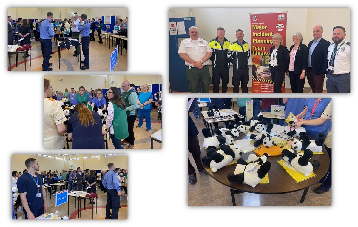 The Major Incident Planning Team in Beaumont ran a mass casualty simulation exercise (Mar 28) to test the hospitals preparedness for this type of incident. Thanks @beaumontMPCE @beaumontEDnurse @RCSI @gcrufli @beaumont_ICU @beaumontMag4E @sineadconnolly @CamSalcedo2 @NdigginNiamh