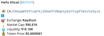 HelloKitcatX's tweet photo. Launch today at 12:30 PM UTC 4/2/2014  

ECA:E5HapWX5fCvpFAJjbbwfFVNwpVydaYfxg9TmSvtedyJo

$KITCAT https://t.co/W1rmmN1F7B
