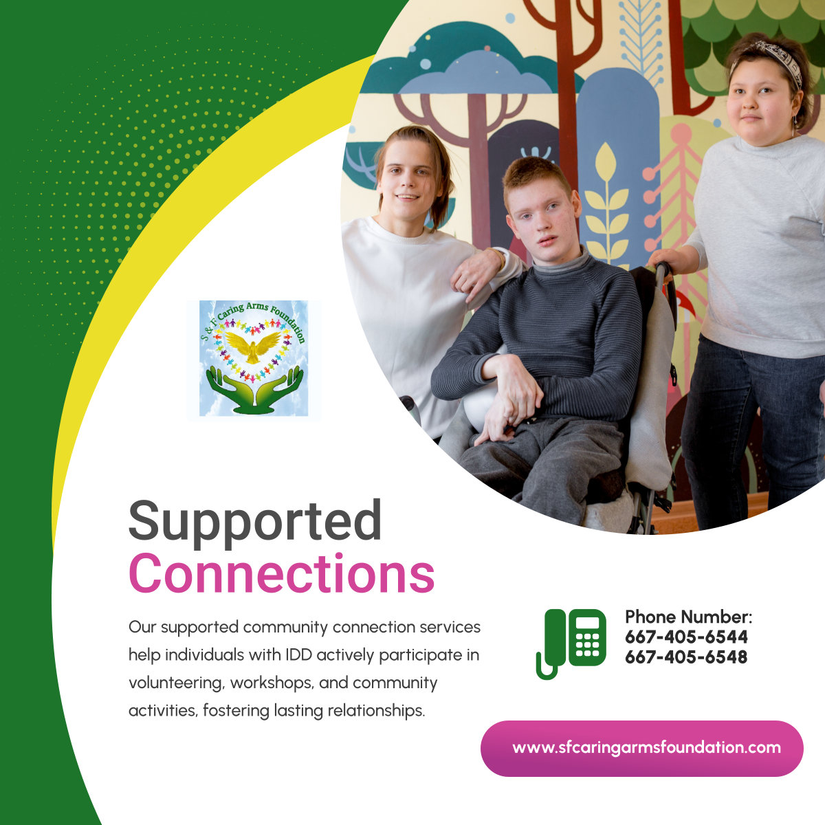 Embrace community connection. Our support services empower individuals to engage in activities and build meaningful connections. 

#PikesvilleMD #DevelopmentalDisabilityCare #CommunityConnection