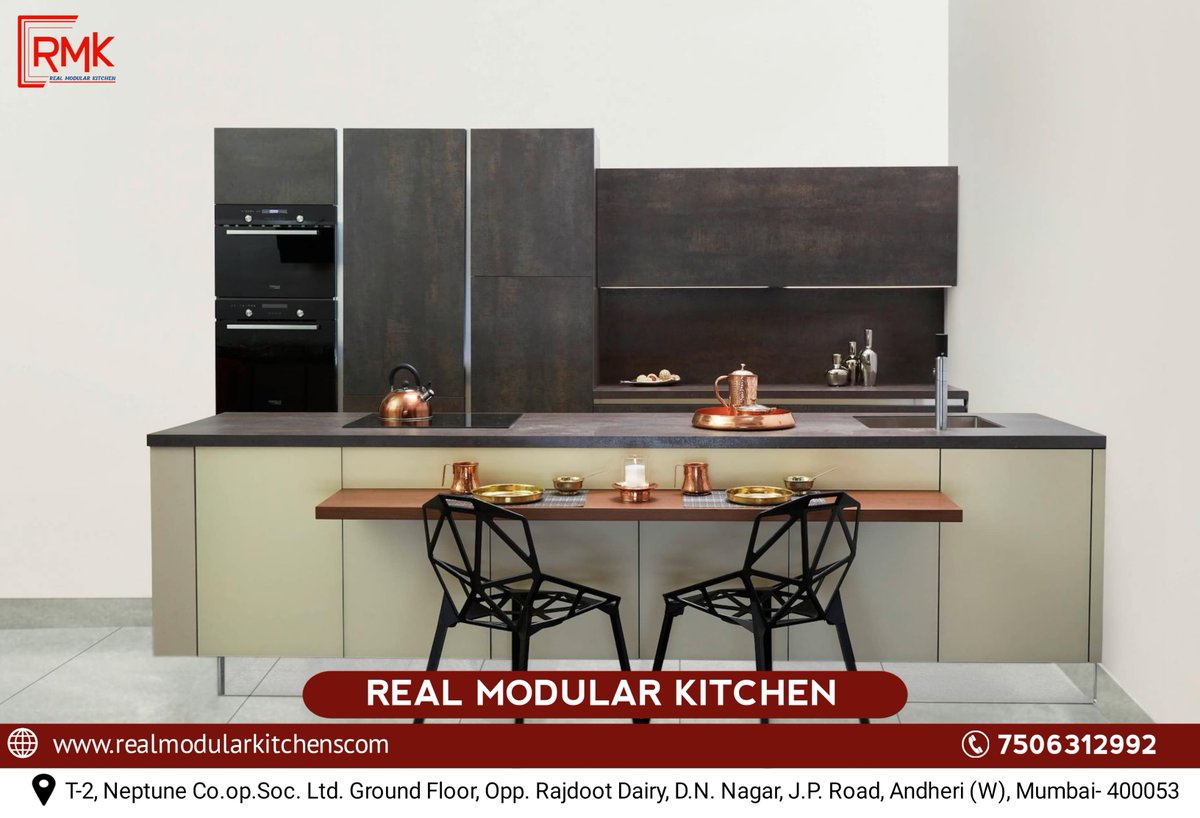 RealModular's tweet image. 🌟 Introducing Real Modular Kitchen Andheri! 🌟

Elevate your kitchen experience with the perfect blend of style, functionality, and innovation. 💫

Contact us: 9167996524
realmodularkitchens.com
