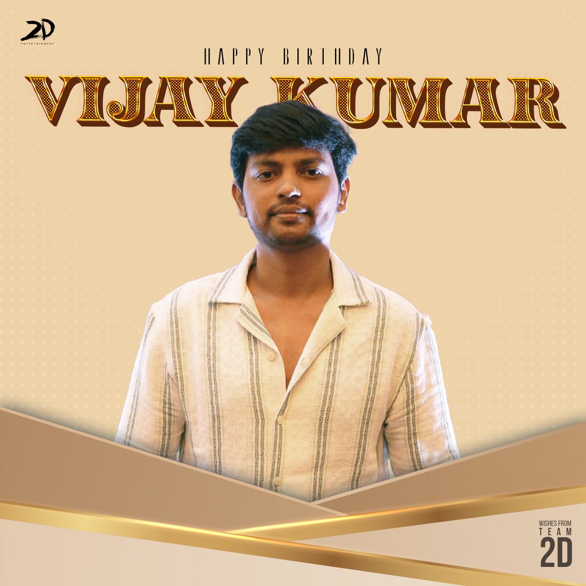 Wishing the multi-faceted and inspiring filmmaker @Vijay_B_Kumar a phenomenal birthday and a successful year ahead ✨ #HBDVijayKumar