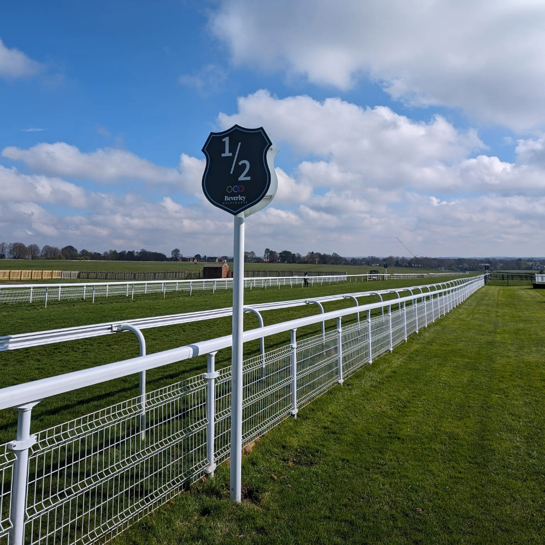 Our new Furlong markers are 🔥 FIRE 🔥 Our old furlong markers stood us well with their 10+ years of service but we have added a splash of colour and a new design for our new markers. Marks out of 🔟?