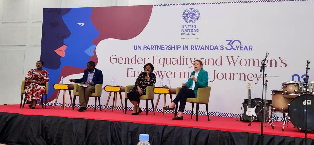Delighted to moderate an insightful panel session, delving into the journey of gender equality and women's empowerment over the past 30 years From strides made to challenges still ahead, inspiring to see the commitment to progress #InvestInWomen #RightsFreedomPotential #Rwanda