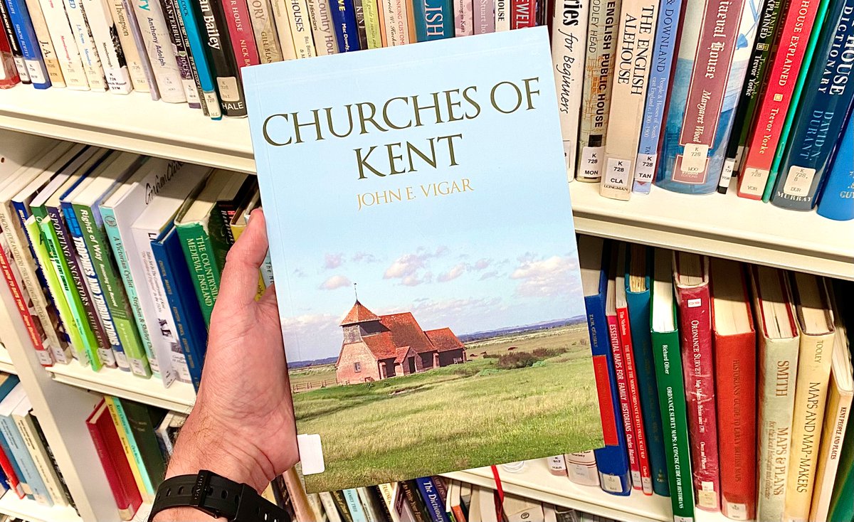 Newly acquired & available to read in our Search Room: 'Churches of Kent' by John E. Vigar (@johnevigar), 2022 🔎 To view, request ref. BK/C334722384 📚 For blurb, click ALT ☟ #Churches #Ecclesiology #Kent #SouthEastEngland