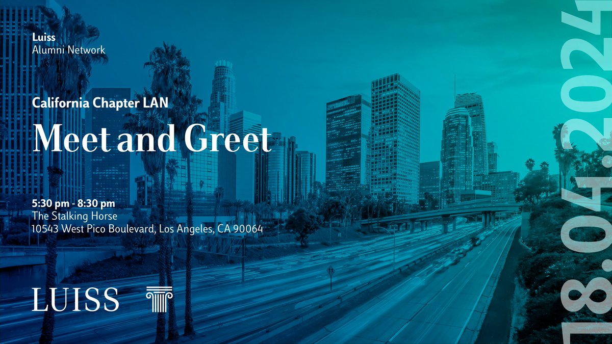 The #California Chapter LAN, alongside our Chapter Leader Daniele Drago, extends a warm invitation for our joint Meet and Greet event with Alumni Bocconi and @ESADEAlumni . 🗓️ 18 April, 5:30PM 📍The Stalking Horse Sign up now 👉 form.jotform.com/240854664826365