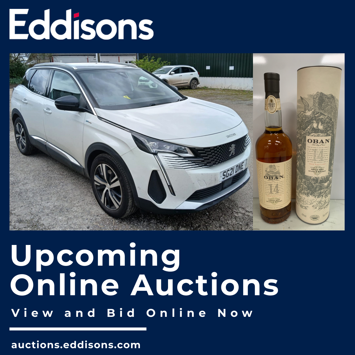 Upcoming Auctions with Eddisons

For further information on all our upcoming auctions or to sign up to bid and view the catalogues visit eddisons.com

#auctions #online #upcoming #thisweek #bid #bidding #happybidding #alcohol #pianoo #iPads #Apple #vehilcle #Peugeot