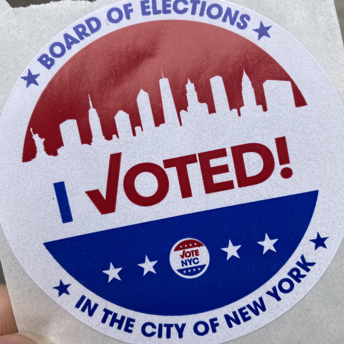 It’s Primary Election Day New York…don’t forget to vote! #vote #ivoted