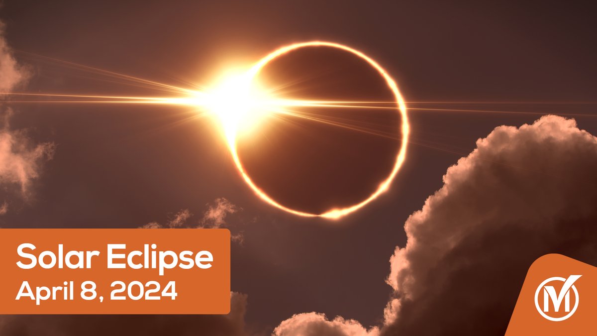 Markham, a solar eclipse is happening Monday, April 8. Learn more at markham.ca