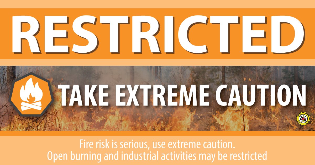 Parkland County has moved to a Fire Restriction. Safe fires in approved fire pits, burn barrels/incinerators with screens, as well as gas/propane stoves, bbqs & fire pits are allowed. Fire permits are cancelled & no new permits will be issued. parklandcounty.com/FireHazard