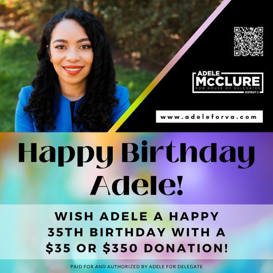 Hey y’all👋🏽! I turned 35 today! On my birthday, I’m raising funds to continue supplementing the pay/salary of my hardworking staff! They don’t get paid enough in state funds for the tremendous work they do! Please consider chipping in $35+ to help out! secure.actblue.com/donate/happybi…