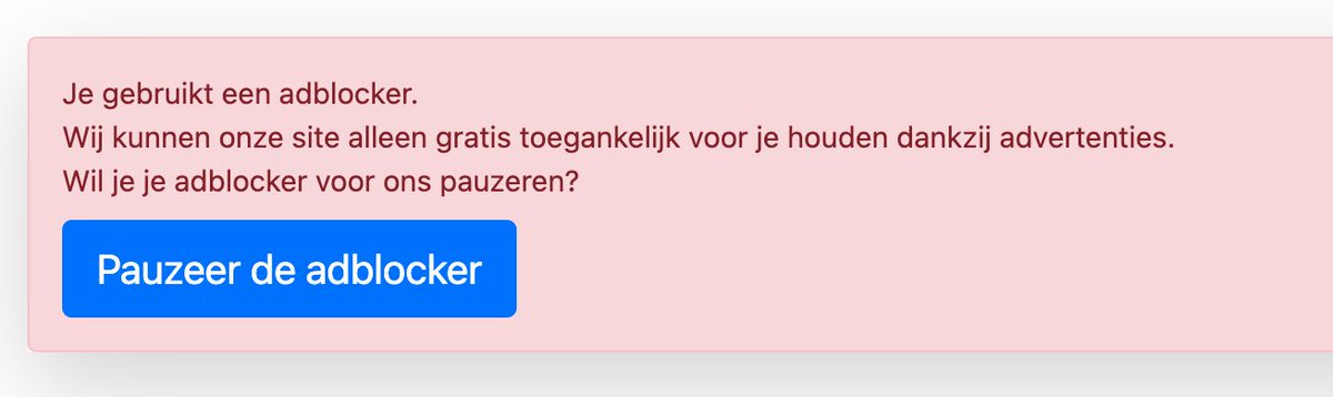 Fully appreciate you need ads to keep your site going, but ... if a site doesnt tolerate an ad-blocker, it wont be used by me, not if I can help it. And nagging me about it just makes me dislike you more.