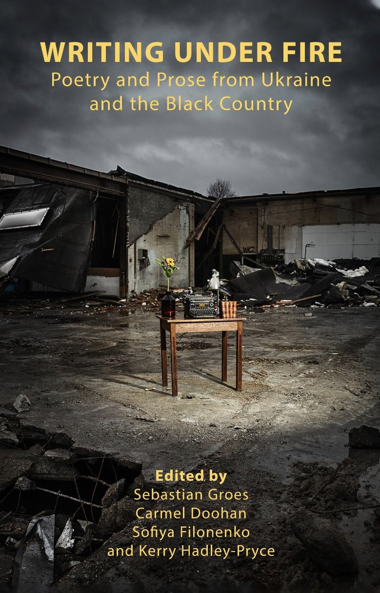 Today, 80 Ukrainian writers are fighting at the front. 30 writers have been killed, including contributor to #writingunderfire Victoria Amelina. The inhumanity and injustice must stop. The voices of Ukrainians must be heard. Please buy bit.ly/3Odzyly