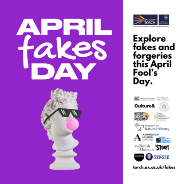 April Fakes Day 2024. Explore more here in some amazing articles @UniofOxford @OxHumanities @bodleianlibs @HSMOxford @morethanadodo @cultureand_ @V_and_A @TheStoryMuseum @NHM_London @Ethox_Centre @ExperienceOx @britishmuseum @OxUniStudents torch.ox.ac.uk/blog#/