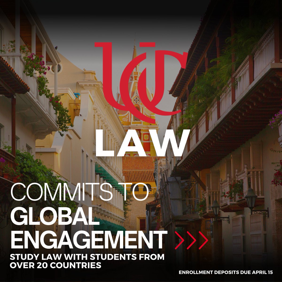 The University of Cincinnati Law commits to global engagement! Did you know? UC Law has students from over 20 countries worldwide, studying alongside JD students from the United States. Join us in celebrating the power of global perspectives within our classrooms.