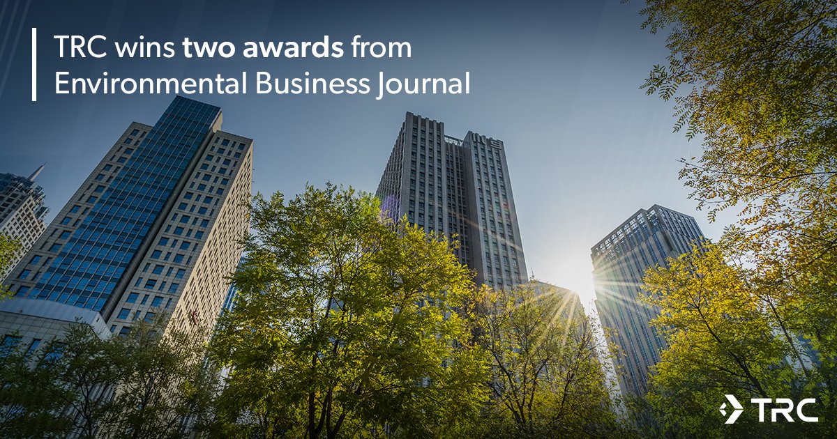 TRC won the Mergers & Acquisitions award and the Project Merit award from the Environmental Business Journal! These awards recognized TRC’s successful acquisition of GNA, and our outstanding work on an E-waste remediation project. Learn more: okt.to/0z26Yu #EBJawards