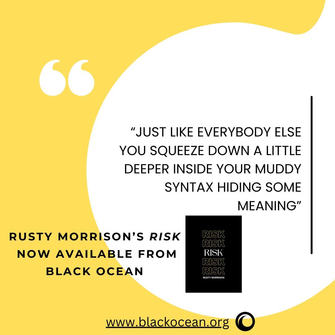 Happy pub date to Rusty Morrison’s newest collection of poetry: RISK! Get it now on our website or from your favorite bookseller: buff.ly/32NSwrd 🔥
