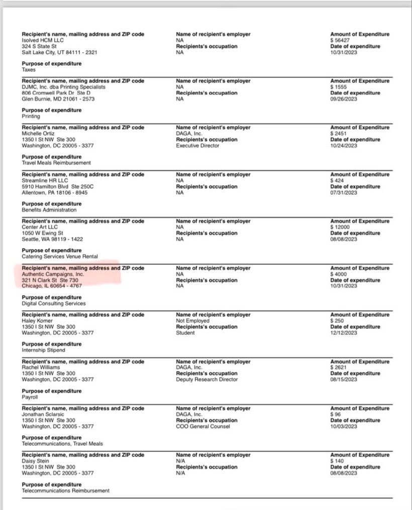 LauraLoomer's tweet image. EXCLUSIVE: 

The Democrat Attorney’s General Association, under which the corrupt, Trump hating @NewYorkStateAG @TishJames Letitia James falls under, is paying Loren Merchan’s company Authentic Campaigns @Authentic_HQ and continued to pay her company throughout the entire trial…