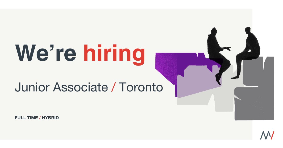 WE’RE HIRING! #TeamVantage is looking for a new Junior Associate to join our Toronto team. Interested in growing a career in communications, issues management, PR and crisis comms? We’d love to hear from you! Apply here: recruiting.ultipro.ca/MCM5000MCMIL/J…