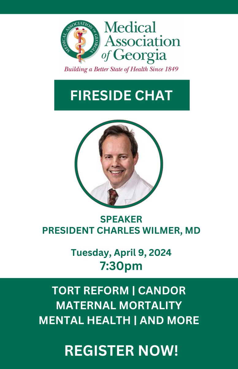 We are thrilled to invite you to MAG’s Monthly Fireside Chat, hosted by President Dr. Charles Wilmer. Join us on Tuesday, April 9th at 7:30 PM via Zoom! You will receive the zoom link in your registration confirmation email. members.mag.org/events/MAG-s-M…