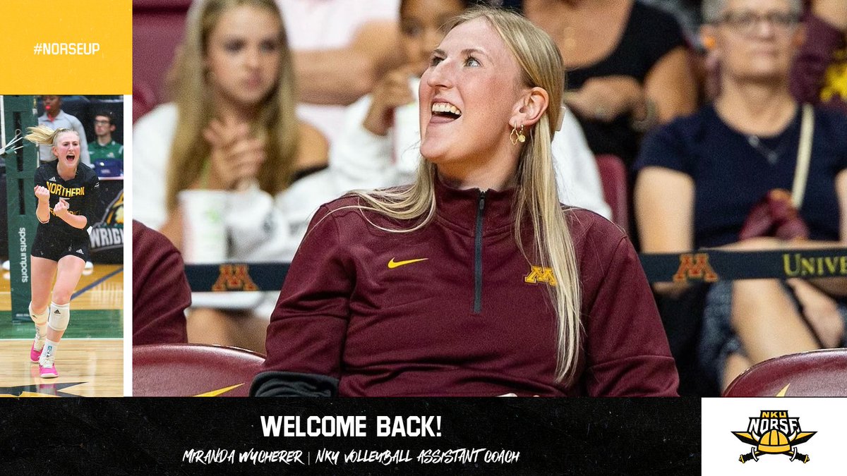 She's 𝗕𝗔𝗖𝗞‼️

<a href="/mwucherer_/">Miranda Wucherer</a> returns to Highland Heights to serve as Assistant Coach!! 👏

📰 - bit.ly/3VHQpkL

<a href="/NKUNorse/">Northern Kentucky Athletics</a> | #NorseUp