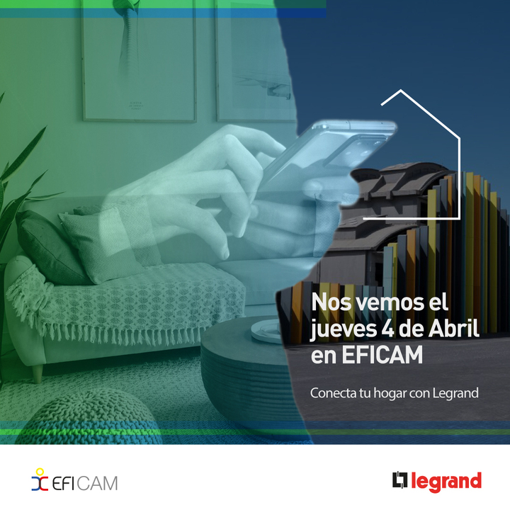 LegrandGroupES's tweet photo. 📣Visítanos y descubre cómo aumentar la #eficienciaenergetica del hogar con las soluciones de #hogarconectado de #Legrand y no te pierdas nuestras novedades en mecanismos #Plexo y #Classia. ¡Os esperamos en @Eficam !

📍La Nave (Cifuentes, número 5. 28021, Madrid). https://t.co/QNxa7TeL0S
