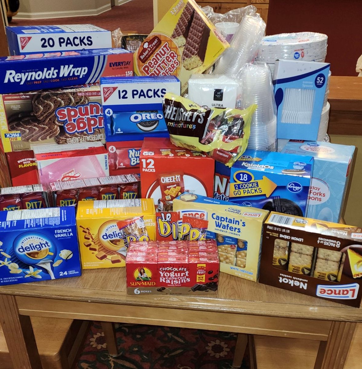 A BIG thank you to Limestone Presbyterian Church for the generous donation of snacks and supplies for our family kitchen at Liza's Place Care Center South!