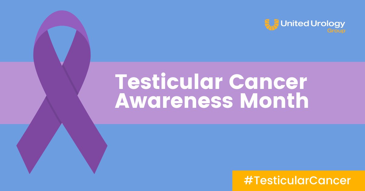 April is Testicular Cancer Awareness Month! Did you know that testicular cancer is the leading cancer in men 15-44? Stay tuned for more information throughout the month. United Urology Group is committed to keeping you and your loved ones healthy.