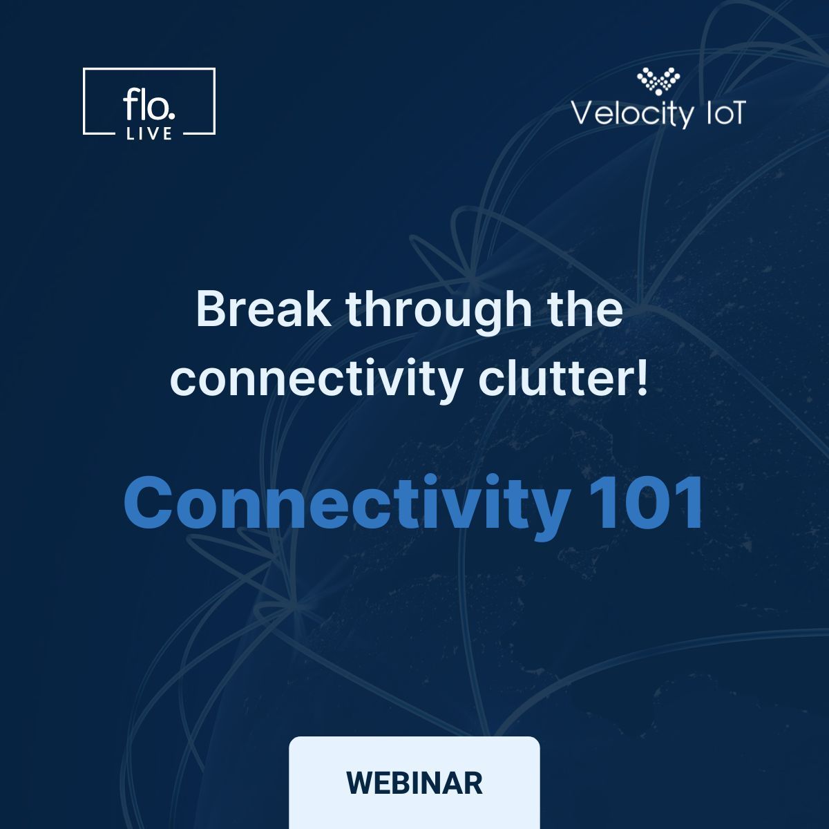 Feeling overwhelmed by IoT connectivity options? Join us for our 'Connectivity 101' webinar hosted by Velocity IoT's Anthony Protopsaltis and flolive's Curtis Govan. Watch Now:
buff.ly/4acvB9A 

#iotconnectivity #esim #globalconnectivity #velocityiot #ConnectedDevices