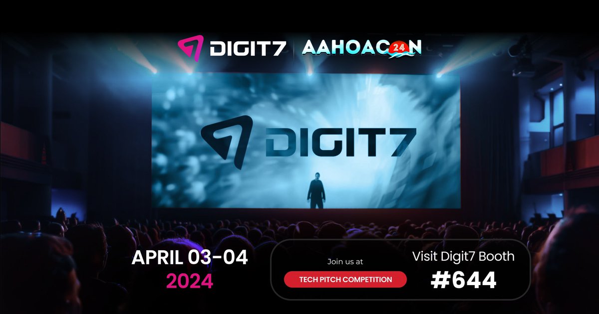 Digit7_LLC's tweet image. Digit7, one of the seven finalists in the #AAHOACON24 #TechPitch Competition at booth #644, is excited to present our flagship product, #DigitKart a #frictionlessscheckout solution for F&amp;amp;B items.

Reach us at contact@digit7.ai or call +1 214 241 4249. @AAHOA