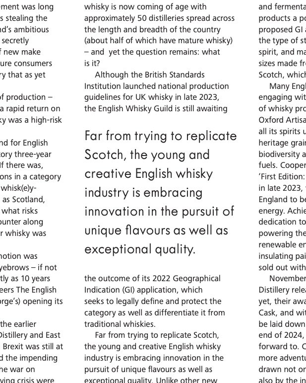 My latest spirits column for Drinksbiz is out now and all it’s all about English whisky! Pick up a copy of the magazine in New Zealand or read it online here: tinyurl.com/ynu74wte #whisky #englishwhisky #worldwhisky #spirits #opinion #writer #columnist