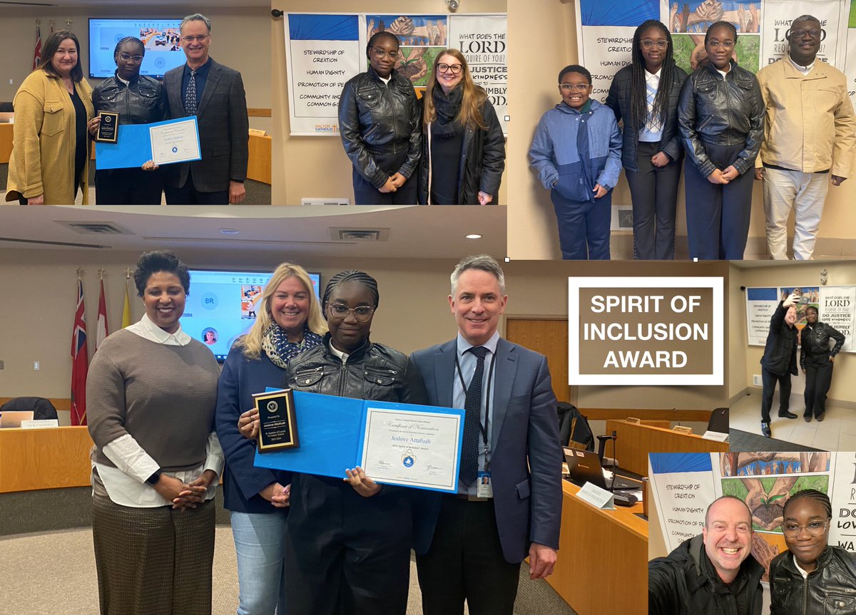 We were so thrilled to celebrate Jeslove for being chosen by SEAC as the Spirit of Inclusion Award winner! Trustees, SO’s, the Director of Education, and Loyola staff were there to celebrate with her and her family! What a great leader in our school! So proud of you Jeslove!