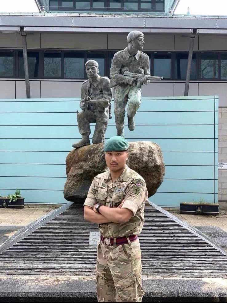 Congratulations to Lance Corporal Bikash Gurung from Gurkha Allied Rapid Reaction Corps, Support Battalion, who has completed the arduous All Arms Commando Course. #army #gurkha #Soldier #WellDone #Tough