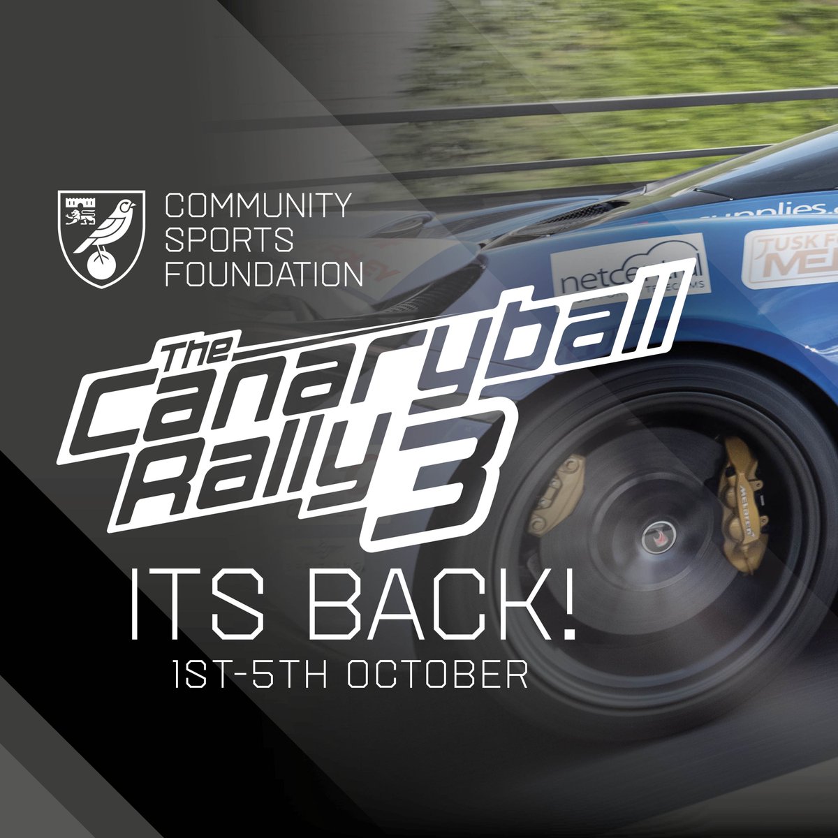 Buckle those seatbelts… it’s time to hit the road 🛣️ Canaryball Rally is back for 2024 🎉 If you love fast cars and thrilling journeys, join us on an adventure of a lifetime through Europe’s most scintillating scenery. Book your place below 👇 communitysportsfoundation.org.uk/fundraising-ev…