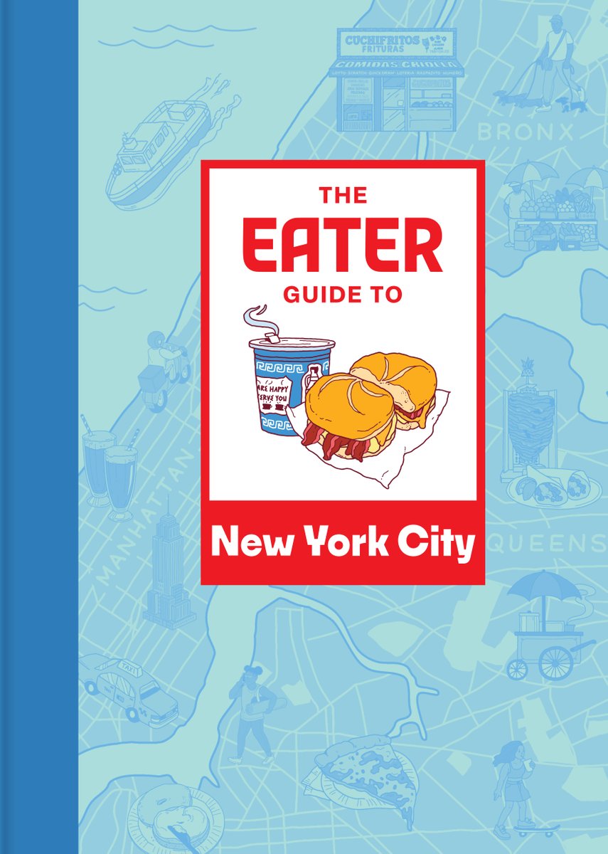 Get immersed in New York City’s dining culture like a local with EATER CITY GUIDE: NEW YORK CITY. This comprehensive food-lover’s guidebook to NYC from @Eater will be your go-to source into the City That Never Sleeps. Get your copy today! @EaterNY bit.ly/49AkciZ