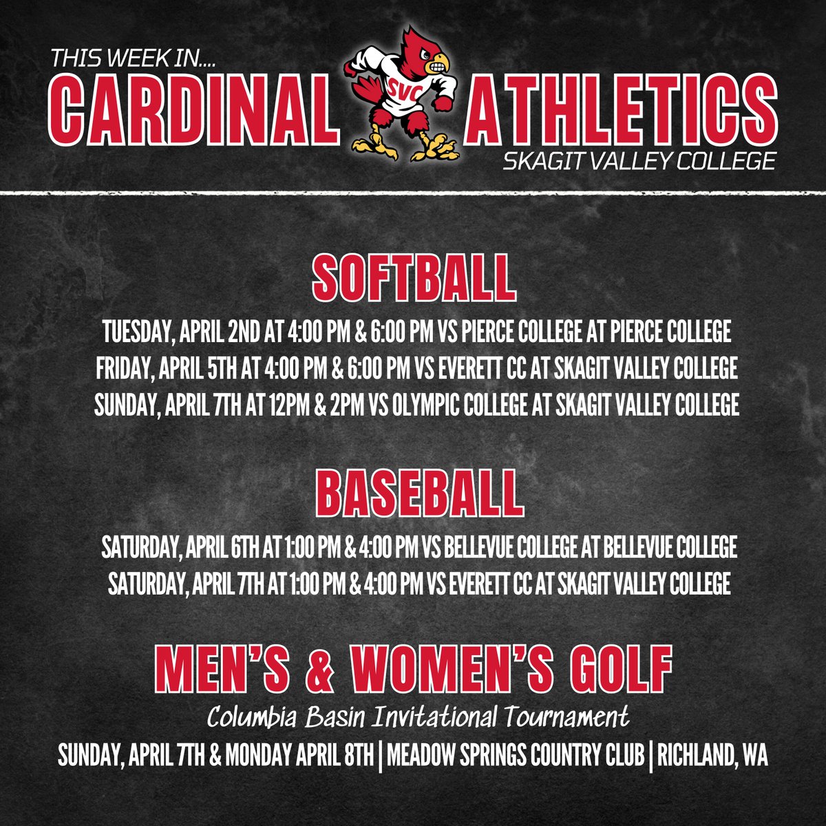 This week in Cardinal Athletics. #GoCards