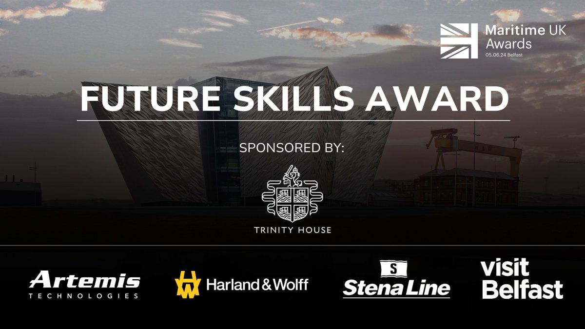 #MUKA24 Award Category: Future Skills Award sponsored by @trinityhouse_uk Open to all maritime business, charity or organisations, this award recognises those that have made a tangible contribution to the future skills of the sector. Enter now: maritimeuk.org/awards-2024/ca…