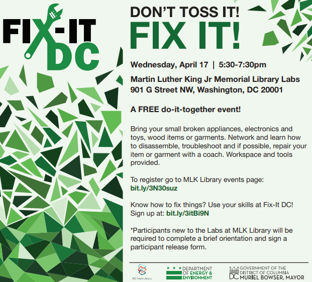 Happening this Week! #FixItDC ✅Please register to attend: app.acuityscheduling.com/schedule/fb85a…