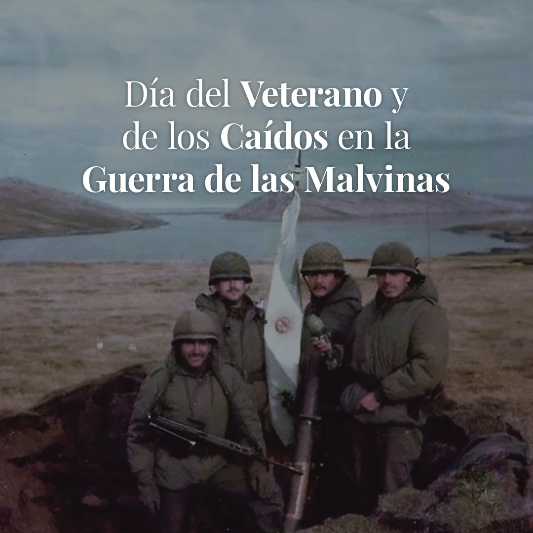 Que el paso de los años no borre el recuerdo de nuestros héroes de Malvinas. Hoy y cada día, honremos su valentía, su compromiso y su amor por la Patria. #MalvinasArgentinas