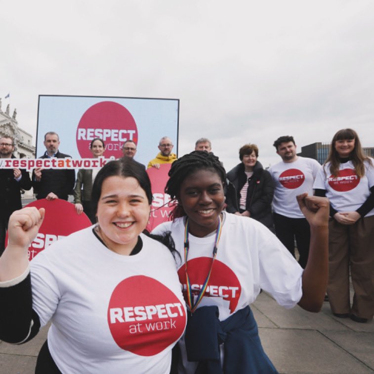 Join our campaign to make change happen and win respect at work for everyone.    Together, we can create workplaces we all deserve. #RespectAtWork   Sign up here: respectatwork.ie