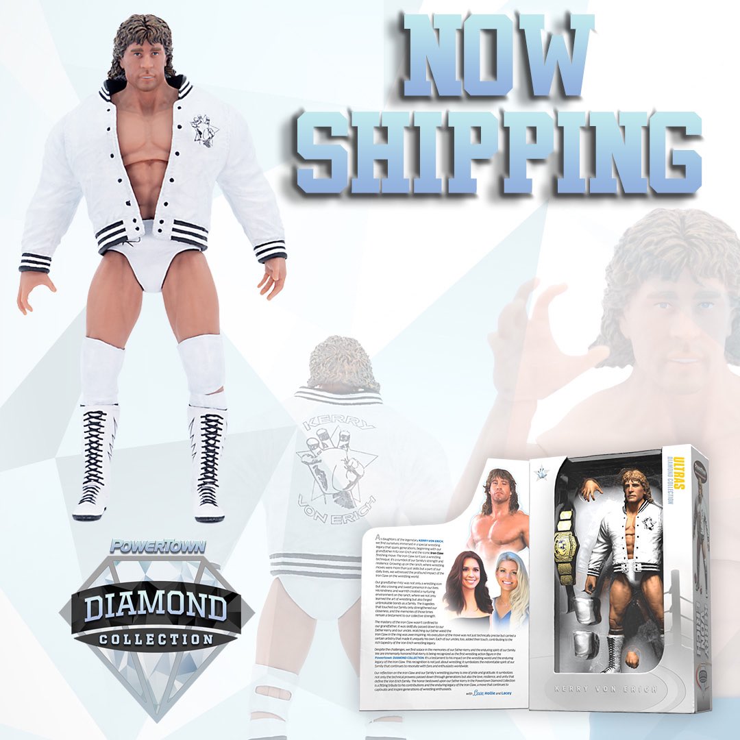 🎉 Exciting News! 🎉 

PowerTown Wrestling Ultras Diamond Collection Kerry Von Erich has arrived at our warehouse and shipping has begun! 

#PowerTownUltras #KerryVonErich #DiamondCollection #powertownwrestling
#scratchthatfigureitch #IcollectPowerTown #wrestlingfigures
