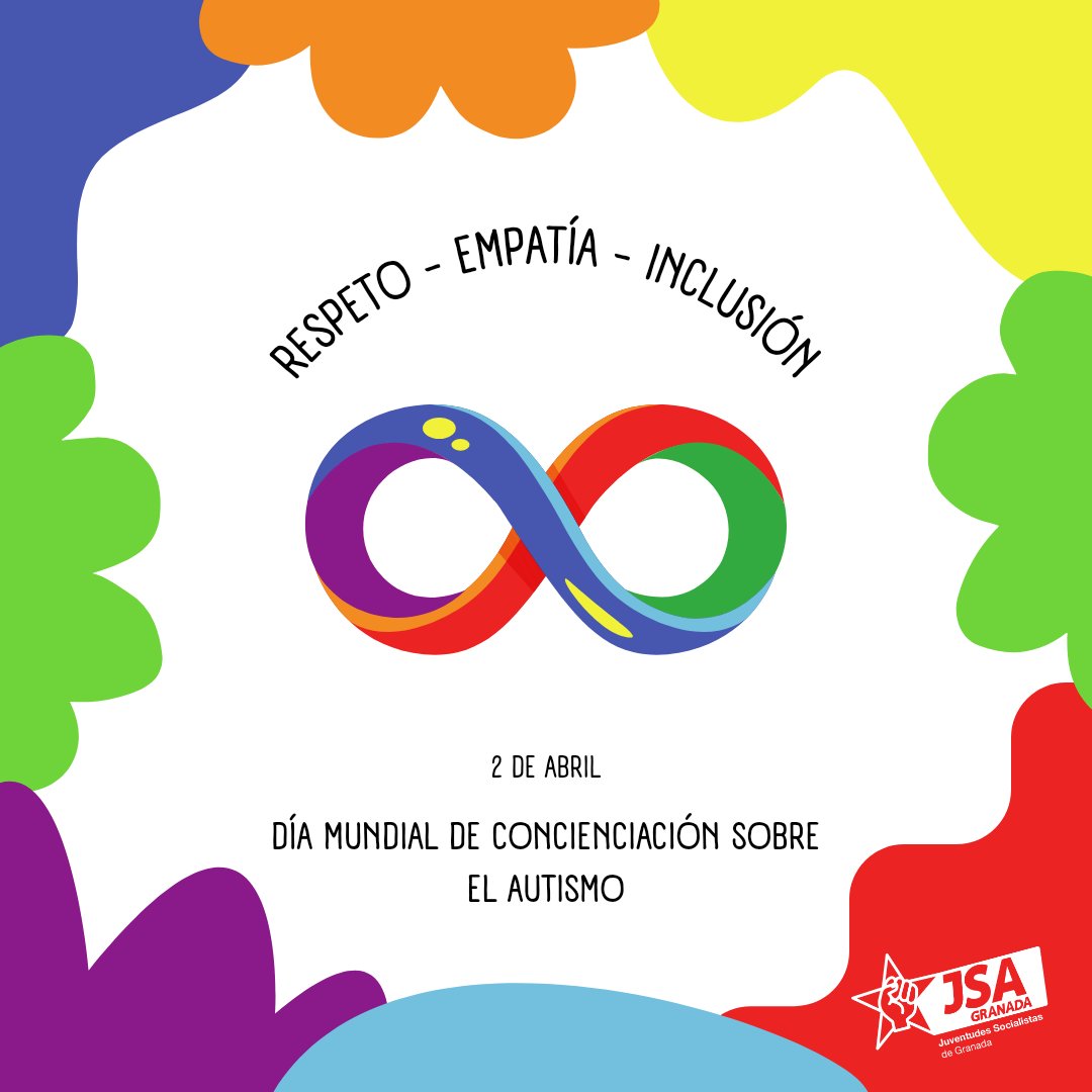 🌈Hoy, 2 de abril, es el día de la concienciación sobre el autismo. Respeto Empatía Inclusión 🤗Abracemos las diferencias #AhoraRevolucion 📷: sitioincreible