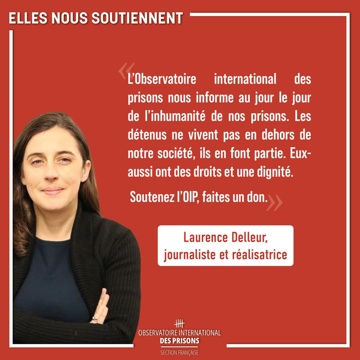 Afin de poursuivre sa mission essentielle d'#information sur la situation des prisons en France et pour continuer à défendre les #droitsfondamentaux des personnes détenues, l'Observatoire international des prisons a besoin de vous, faites un #don 👉 oip.org/oip-menace/