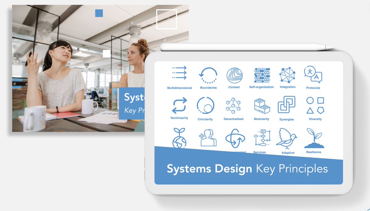 This course on 'Systems Design - Key Principles' has been created to help designers apply systems and complexity concepts to their design work. You can find it on our site here: tinyurl.com/22j4mk8t