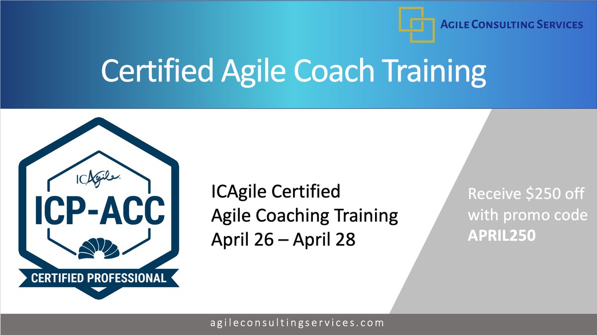 agile_cs's tweet image. FREE Giveaway!
Participation Rules:
1) You must have experience leading an Agile team to qualify for entry.
2) Like this post and tag three of your fellow Agile practitioners in the comment section below who would be interested in this giveaway.