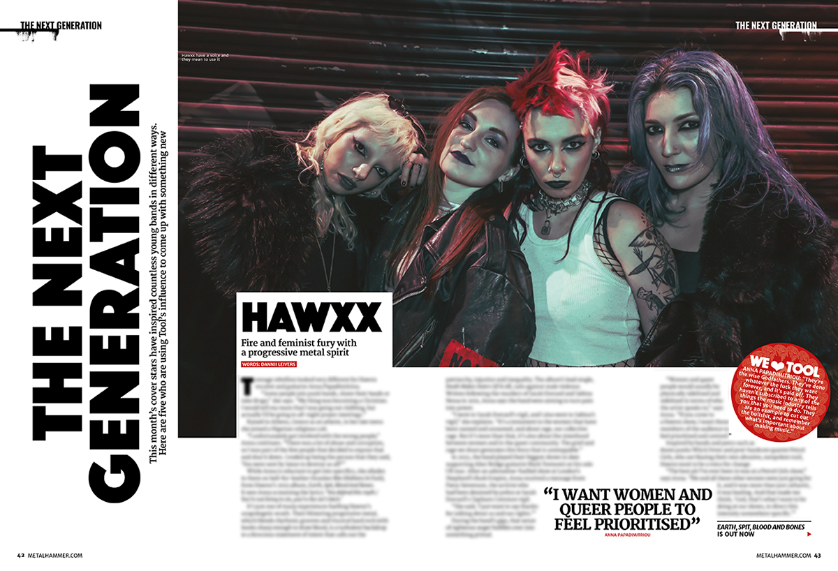In the latest issue of @MetalHammer, @Frozensoultx go ice skating, @OFFICIALKITTIE open up about their reunion and impending full-length, @DelilahBon_ fights against misogyny for bodily autonomy, & @hawxxmusic wax lyrical about their Tool influence. Buy: bit.ly/buyhammer